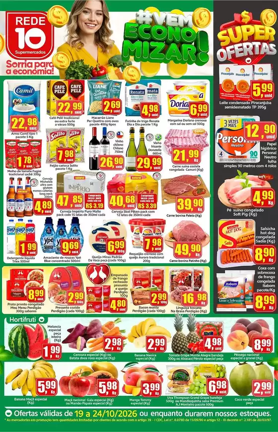 Catálogo Rede 10 | Ofertas exclusivas e pechinchas | 2026-10-19T00:00:00.000Z - 2026-10-24T00:00:00.000Z