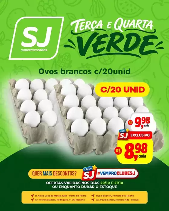 Catálogo Sj Supermercados | Nossas melhores ofertas para você | 2026-10-20T00:00:00.000Z - 2026-10-21T00:00:00.000Z