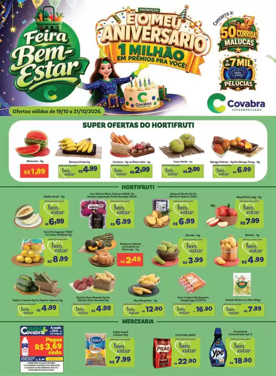 Catálogo Covabra Supermercados | Jornal de Ofertas Valinhos Indaiatuba Limeira Paulínia | 2026-10-19T00:00:00.000Z - 2026-10-21T00:00:00.000Z