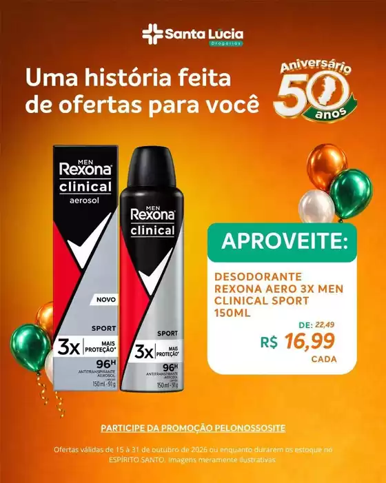 Catálogo Farmácia Santa Lúcia | Ofertas especiais para você | 2026-10-15T00:00:00.000Z - 2026-10-31T00:00:00.000Z