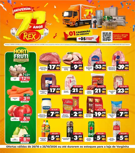 Catálogo Supermercados Rex | Nossas melhores ofertas para você | 2026-10-20T00:00:00.000Z - 2026-10-25T00:00:00.000Z