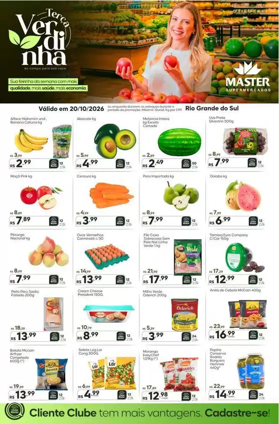 Catálogo Master Supermercados | Terca verdinha | 2026-10-20T00:00:00.000Z - 2026-10-20T00:00:00.000Z