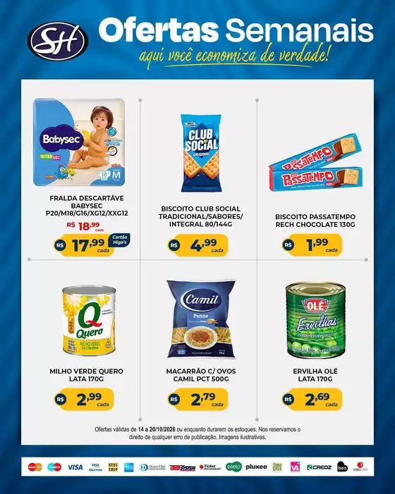 Catálogo Supermercado Higas | Ofertas especiais atraentes para todos | 2026-10-14T00:00:00.000Z - 2026-10-20T00:00:00.000Z