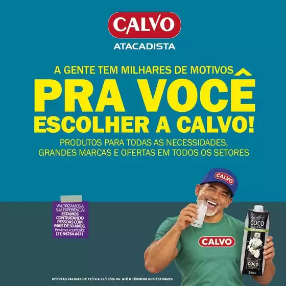 Catálogo Calvo Atacadista | Ofertas exclusivas e pechinchas | 2026-10-19T00:00:00.000Z - 2026-10-22T00:00:00.000Z