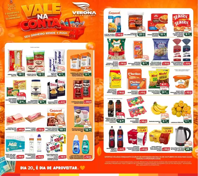 Catálogo Verona Supermercados | Encarte Verona Supermercados | 2026-10-20T00:00:00.000Z - 2026-10-20T00:00:00.000Z