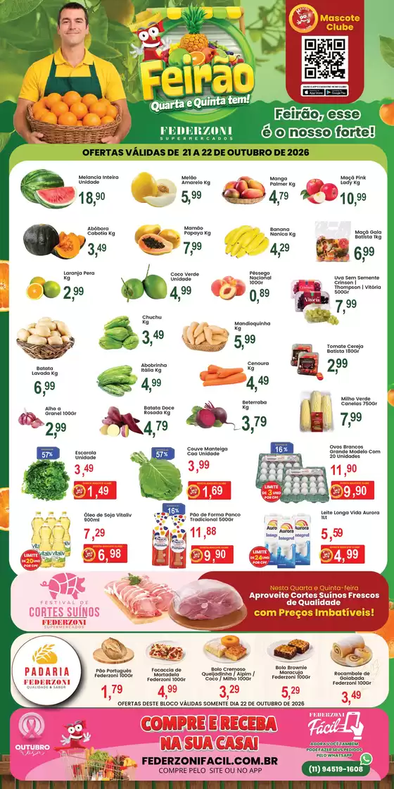 Catálogo Federzoni Supermercados | FEIRÃO | 2026-10-21T00:00:00.000Z - 2026-10-22T00:00:00.000Z