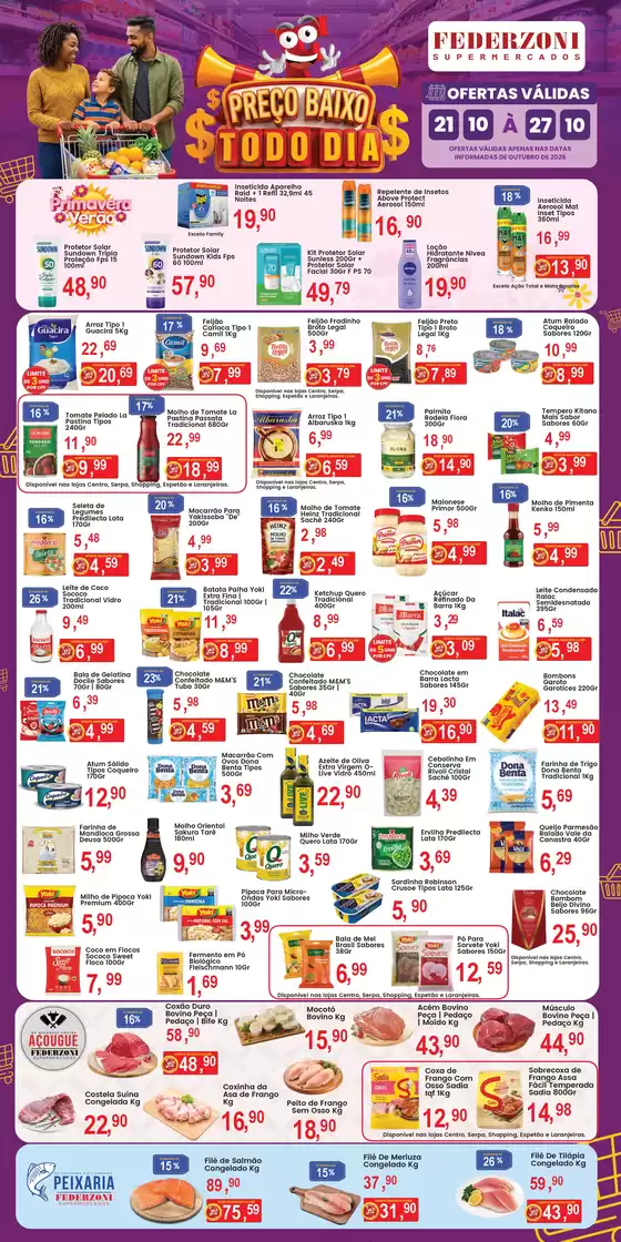 Catálogo Federzoni Supermercados | Preço Baixo | 2026-10-21T00:00:00.000Z - 2026-10-27T00:00:00.000Z