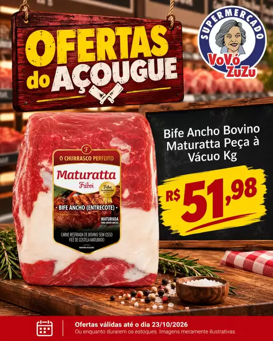 Catálogo Vovó Zuzu | OFERTAS DO AÇOÜGUE | 2026-10-21T00:00:00.000Z - 2026-10-23T00:00:00.000Z