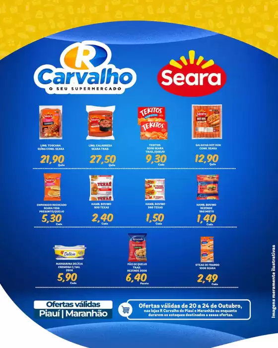 Catálogo R Carvalho Supermercado | Oferta | 2026-10-21T00:00:00.000Z - 2026-10-24T00:00:00.000Z