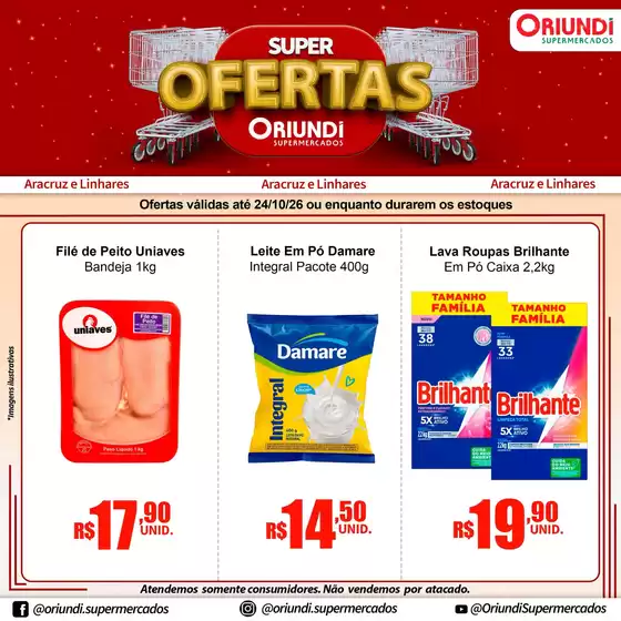 Catálogo Oriundi | Super Ofertas | 2026-10-21T00:00:00.000Z - 2026-10-24T00:00:00.000Z