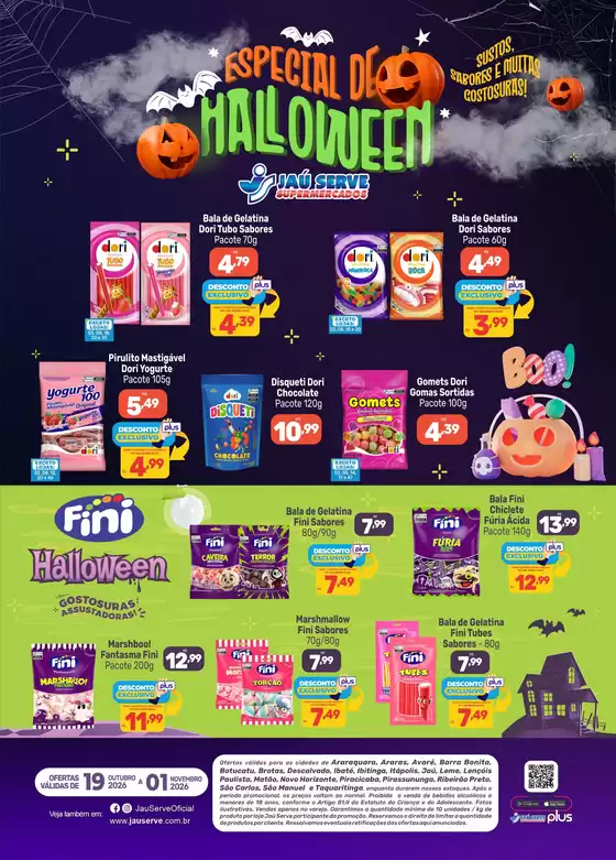 Catálogo Supermercados Jaù Serve em Goiânia | ESPECIAL DE HALLOWEEN | 2026-10-21T00:00:00.000Z - 2026-11-01T00:00:00.000Z