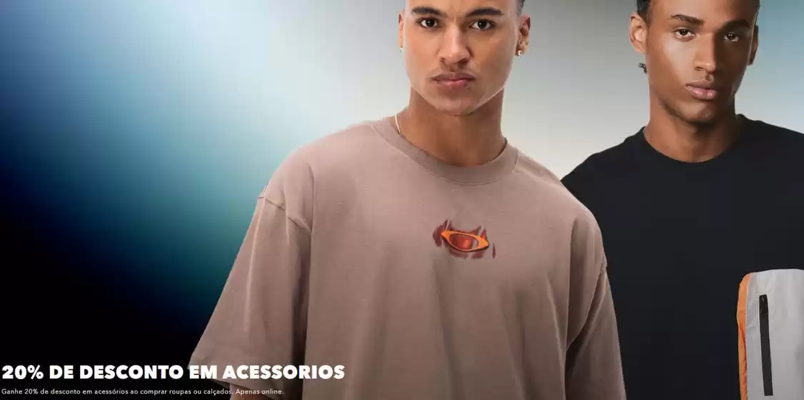 Catálogo Oakley | 20% de desconto em acessorios | 2026-10-21T00:00:00.000Z - 2026-11-20T00:00:00.000Z