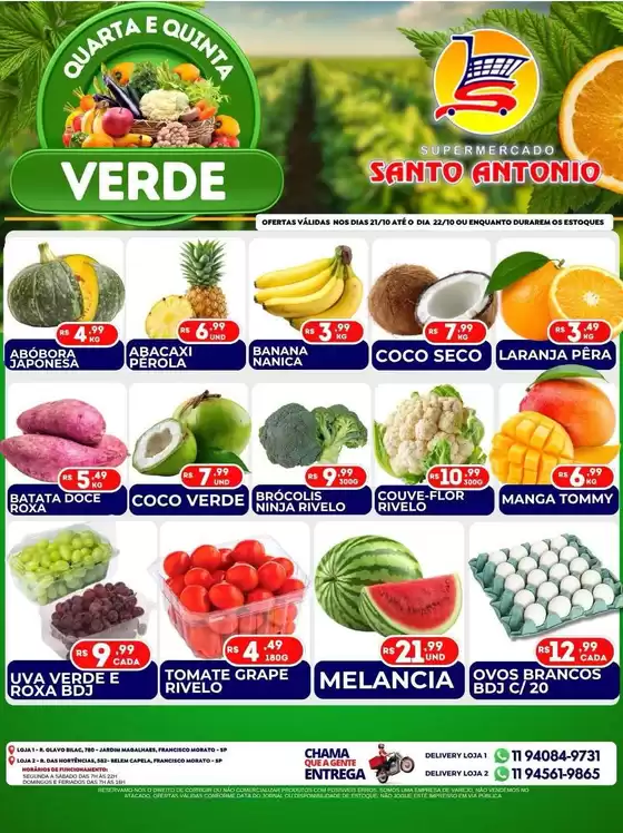 Catálogo Supermercados Santo Antonio | Encarte Supermercados Santo Antonio | 2026-10-21T00:00:00.000Z - 2026-10-22T00:00:00.000Z