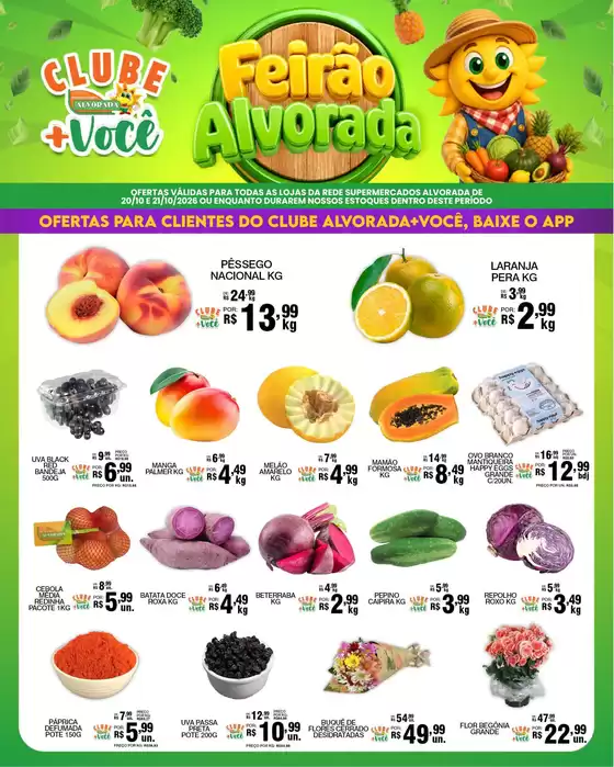 Catálogo Supermercados Alvorada | Ofertas para caçadores de pechinchas | 2026-10-20T00:00:00.000Z - 2026-10-21T00:00:00.000Z