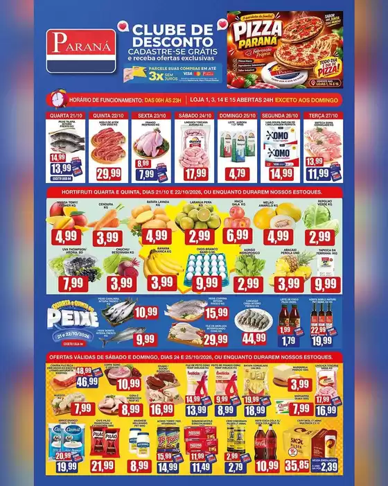 Catálogo Supermercados Paraná | Grandes descontos em produtos selecionados | 2026-10-21T00:00:00.000Z - 2026-10-22T00:00:00.000Z