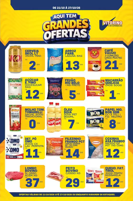 Catálogo Supermercado Vitorino | Encarte Supermercado Vitorino | 2026-10-21T00:00:00.000Z - 2026-10-27T00:00:00.000Z