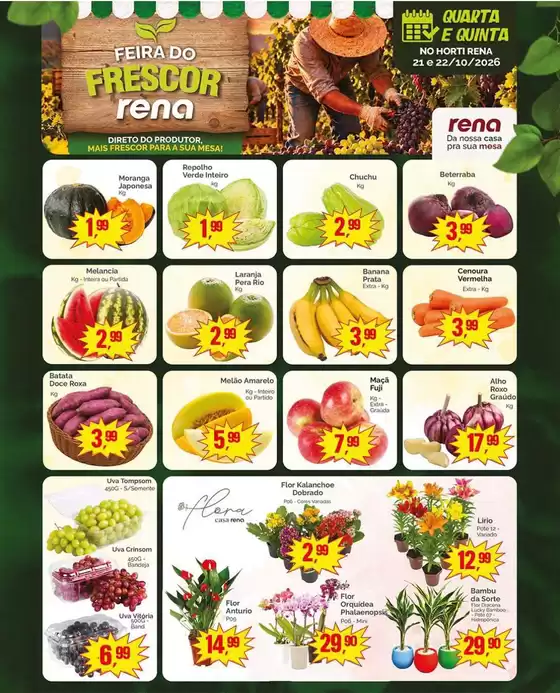 Catálogo Supermercados Rena | Grandes descontos em produtos selecionados | 2026-10-21T00:00:00.000Z - 2026-10-22T00:00:00.000Z