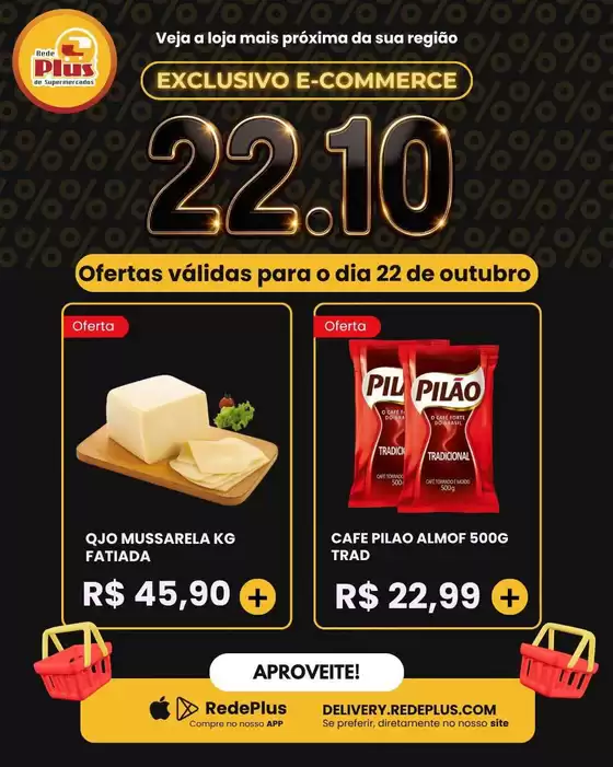 Catálogo Rede Plus Supermercados | Grandes descontos em produtos selecionados | 2026-10-22T00:00:00.000Z - 2026-10-22T00:00:00.000Z