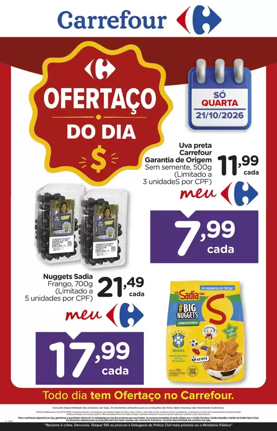 Catálogo Carrefour Bairro | OFERTA DO DIA | 2026-10-21T00:00:00.000Z - 2026-10-21T00:00:00.000Z