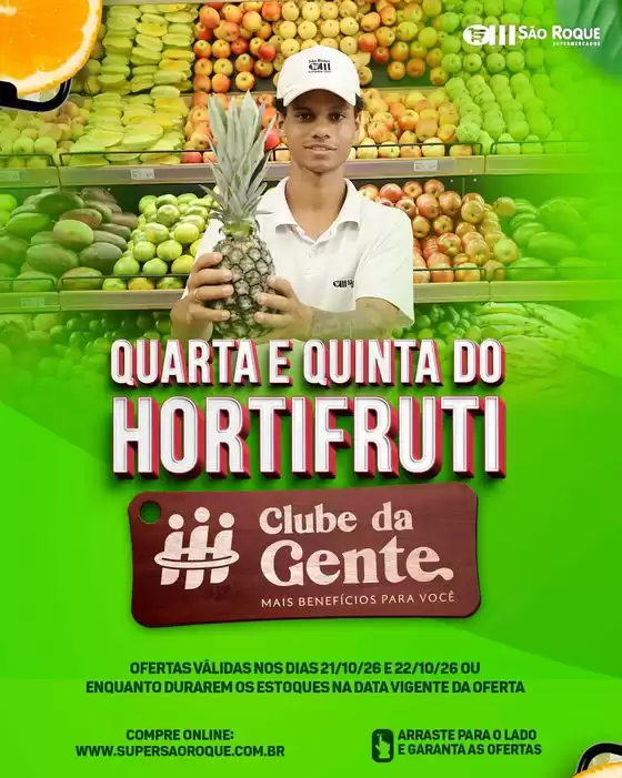 Catálogo São Roque Supermercados | Ofertas especiais para você | 2026-10-21T00:00:00.000Z - 2026-10-22T00:00:00.000Z