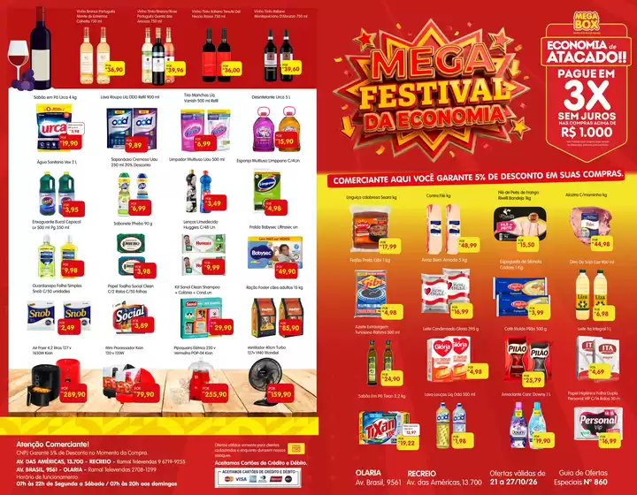 Catálogo Mega Box | FESTIVAL DA ECONOMIA | 2026-10-22T00:00:00.000Z - 2026-10-27T00:00:00.000Z