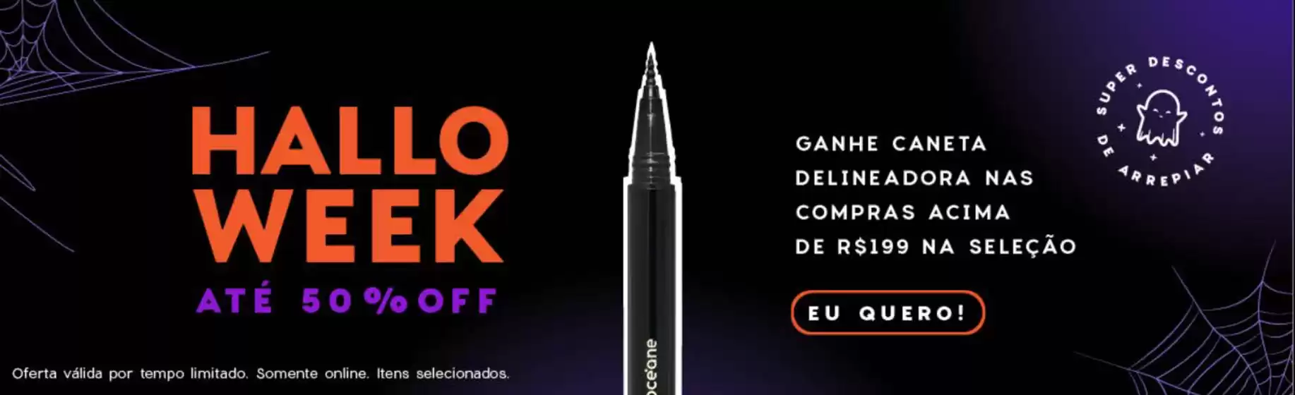 Catálogo Océane | Halloweek ate 50% off ! | 2026-10-22T00:00:00.000Z - 2026-10-31T00:00:00.000Z