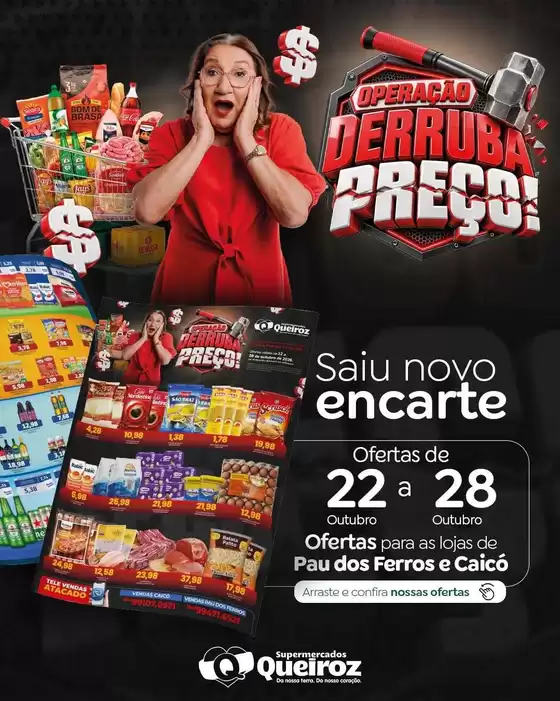 Catálogo Supermercados Queiroz | Encarte Supermercados Queiroz | 2026-10-22T00:00:00.000Z - 2026-10-28T00:00:00.000Z