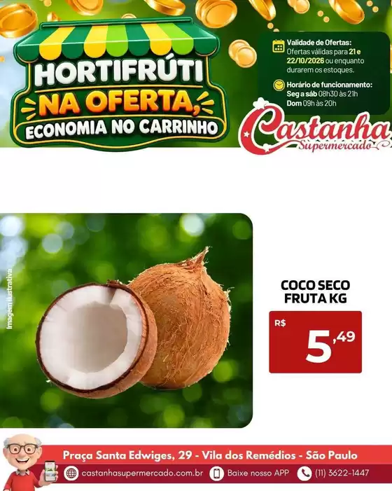 Catálogo Supermercado Castanha | Ofertas exclusivas para nossos clientes | 2026-10-21T00:00:00.000Z - 2026-10-22T00:00:00.000Z