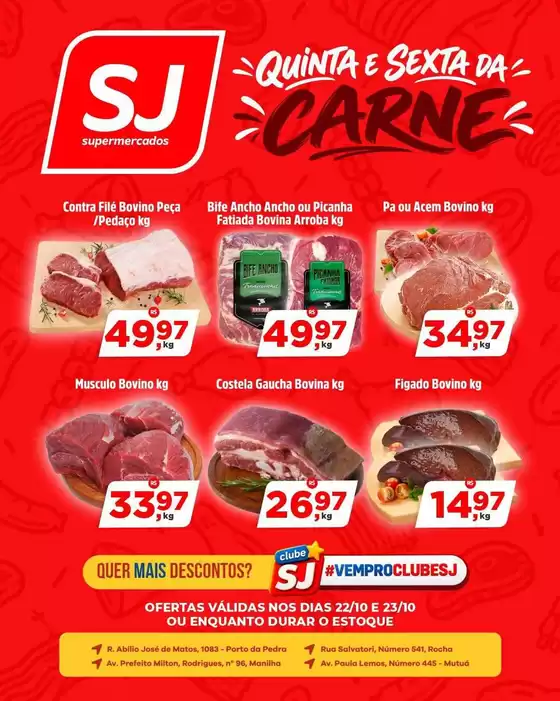 Catálogo Sj Supermercados | Ofertas especiais para você | 2026-10-22T00:00:00.000Z - 2026-10-23T00:00:00.000Z