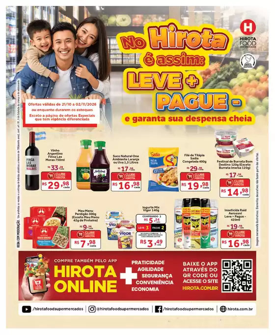 Catálogo Hirota Food Express | Quinzena de Ofertas Super 21 10 a 02 11 2026 | 2026-10-21T00:00:00.000Z - 2026-11-02T00:00:00.000Z