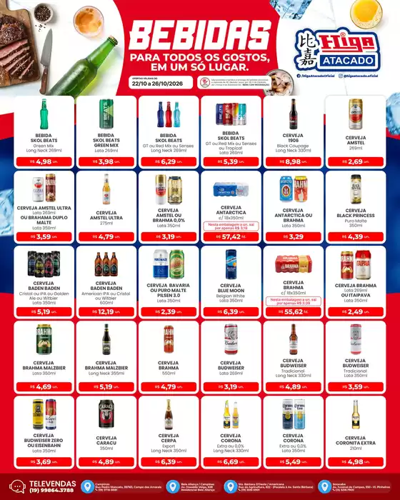 Catálogo Higa Atacado | Higa atacado folheto bebidas 202610222 20261026 HN9wCoRGbg0r | 2026-10-22T00:00:00.000Z - 2026-10-26T00:00:00.000Z