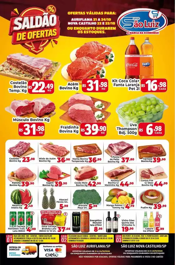 Catálogo Super São Luiz | Encarte Super São Luiz | 2026-10-21T00:00:00.000Z - 2026-10-25T00:00:00.000Z
