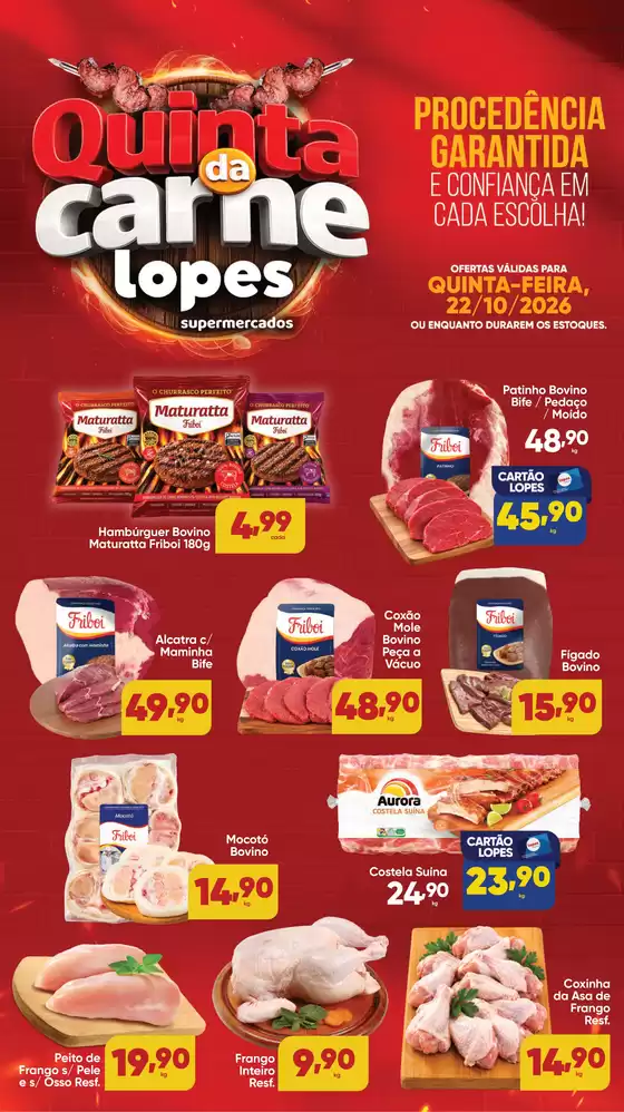 Catálogo Lopes Supermercados | QUINTA DA CARNE - | 2026-10-22T00:00:00.000Z - 2026-10-22T00:00:00.000Z
