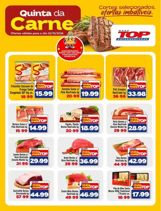 Catálogo Rede Top | Ofertas exclusivas e pechinchas | 2026-10-22T00:00:00.000Z - 2026-10-22T00:00:00.000Z