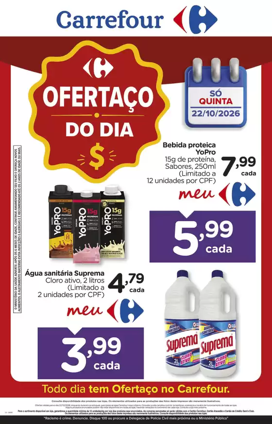 Catálogo Carrefour Bairro | OFERTA DO DIA | 2026-10-22T00:00:00.000Z - 2026-10-22T00:00:00.000Z