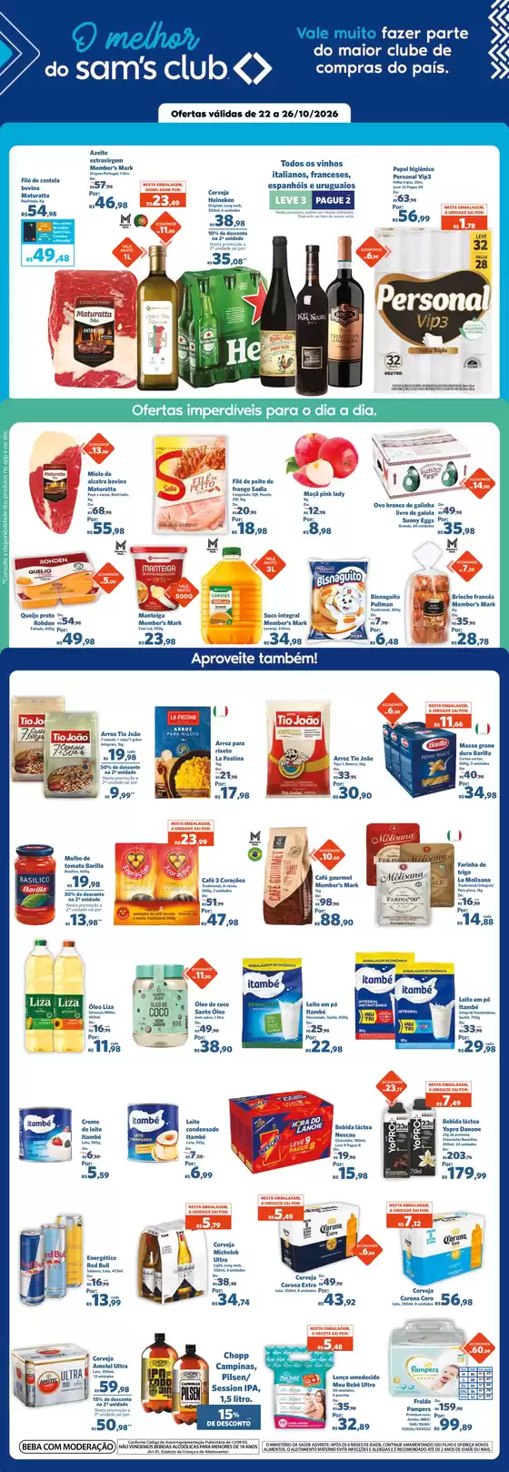 Catálogo Sam's Club | OFERTAS SEMANAL | 2026-10-22T00:00:00.000Z - 2026-10-26T00:00:00.000Z