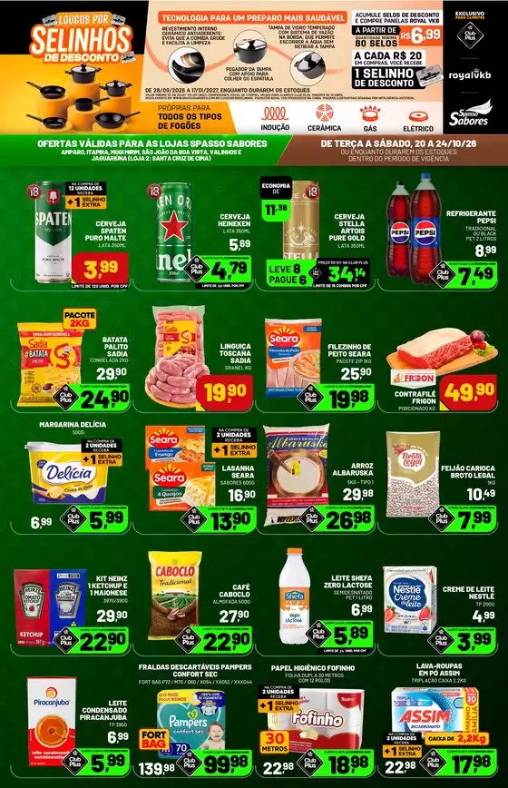 Catálogo Spasso Sabores | ENCARTE TERÇA A SÁBADO | 2026-09-28T00:00:00.000Z - 2027-01-17T00:00:00.000Z