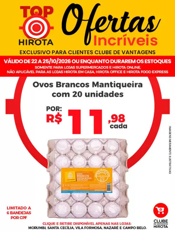Catálogo Hirota Food Supermercado | Ofertas para caçadores de pechinchas | 2026-10-22T00:00:00.000Z - 2026-10-25T00:00:00.000Z