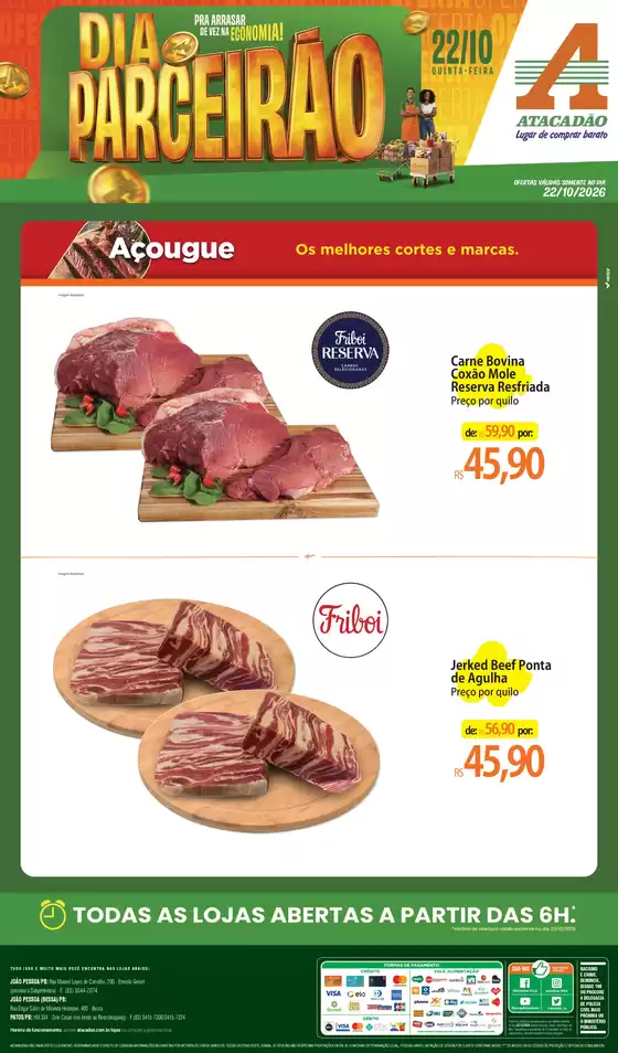 Catálogo Atacadão em Patos | Atacadão - Dia Parceirão | 2026-10-22T00:00:00.000Z - 2026-10-22T00:00:00.000Z