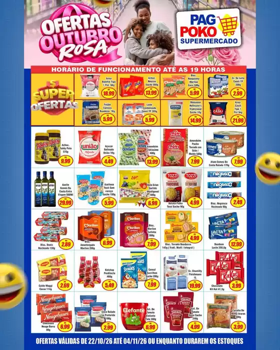Catálogo Supermercado Pag Poko | OFERTAS OUTUEBRO ROSE | 2026-10-22T00:00:00.000Z - 2026-11-04T00:00:00.000Z