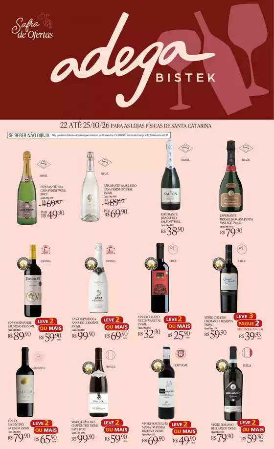 Catálogo Bistek Supermercados | ADEGA SC | 2026-10-22T00:00:00.000Z - 2026-10-25T00:00:00.000Z