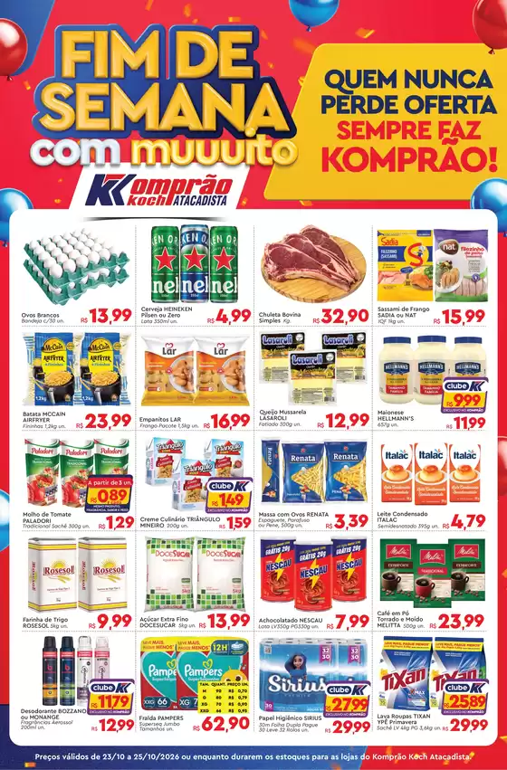 Catálogo Komprão Atacadista | Fim de semana com muuuitoo | 2026-10-23T00:00:00.000Z - 2026-10-25T00:00:00.000Z
