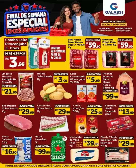 Catálogo Supermercados Galassi | FINAL DE SEMANA ESPECIAL DOS AMIGOS | 2026-10-23T00:00:00.000Z - 2026-10-25T00:00:00.000Z