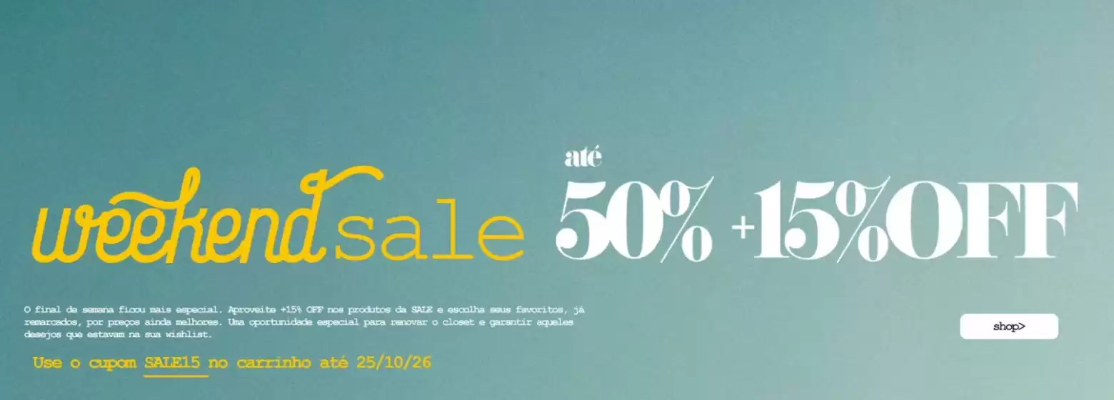 Catálogo Costume | Até 50% off | 2026-10-23T00:00:00.000Z - 2026-10-25T00:00:00.000Z