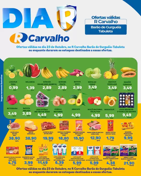 Catálogo R Carvalho Supermercado | Dia R | 2026-10-23T00:00:00.000Z - 2026-10-23T00:00:00.000Z