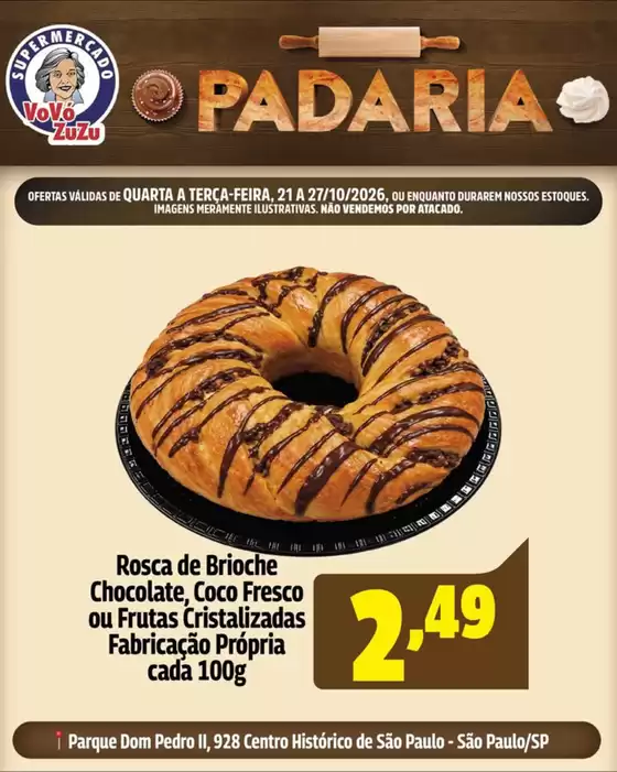 Catálogo Vovó Zuzu | Padaria | 2026-10-23T00:00:00.000Z - 2026-10-27T00:00:00.000Z