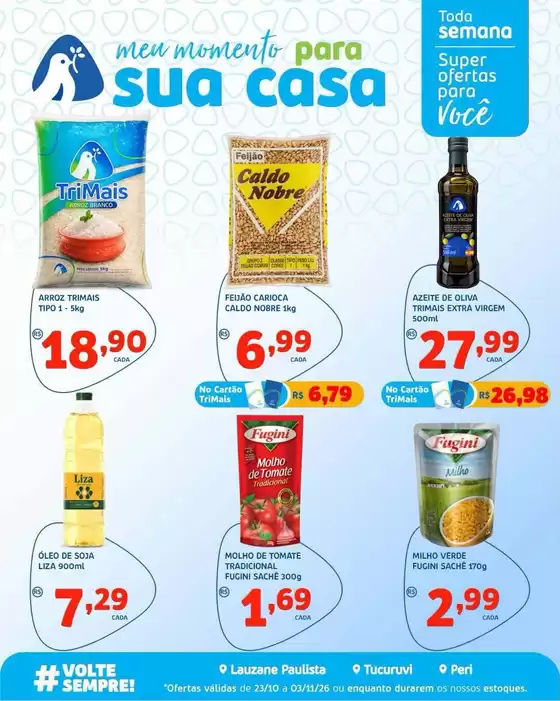 Catálogo Trimais Supermercado | Encarte Trimais Supermercado | 2026-10-23T00:00:00.000Z - 2026-11-03T00:00:00.000Z