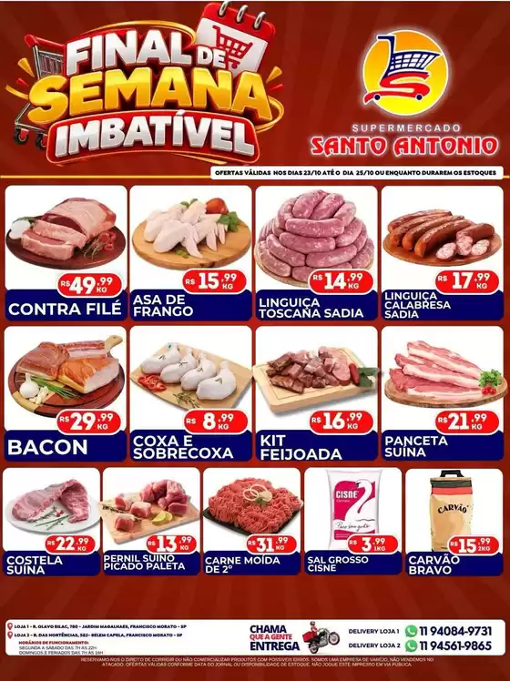 Catálogo Supermercados Santo Antonio | Encarte Supermercados Santo Antonio | 2026-10-23T00:00:00.000Z - 2026-10-25T00:00:00.000Z