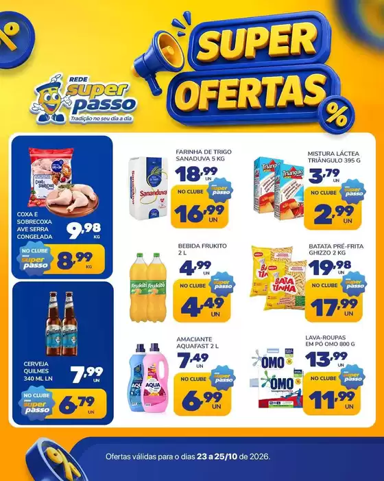 Catálogo Rede Super Passo | Ótima oferta para caçadores de pechinchas | 2026-10-23T00:00:00.000Z - 2026-10-26T00:00:00.000Z