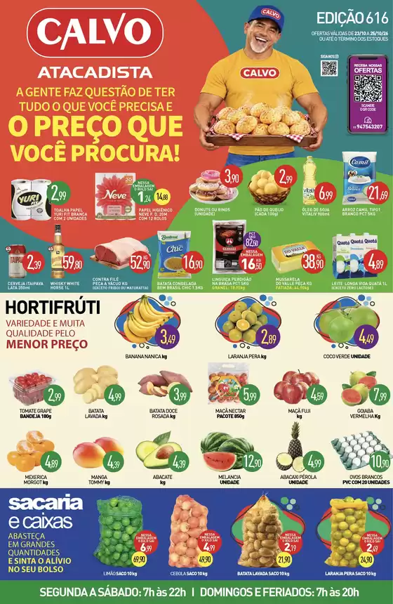 Catálogo Calvo Atacadista | Ofertas para caçadores de pechinchas | 2026-10-23T00:00:00.000Z - 2026-10-26T00:00:00.000Z